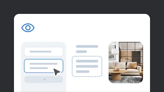 A catalogue storefront shown in live preview