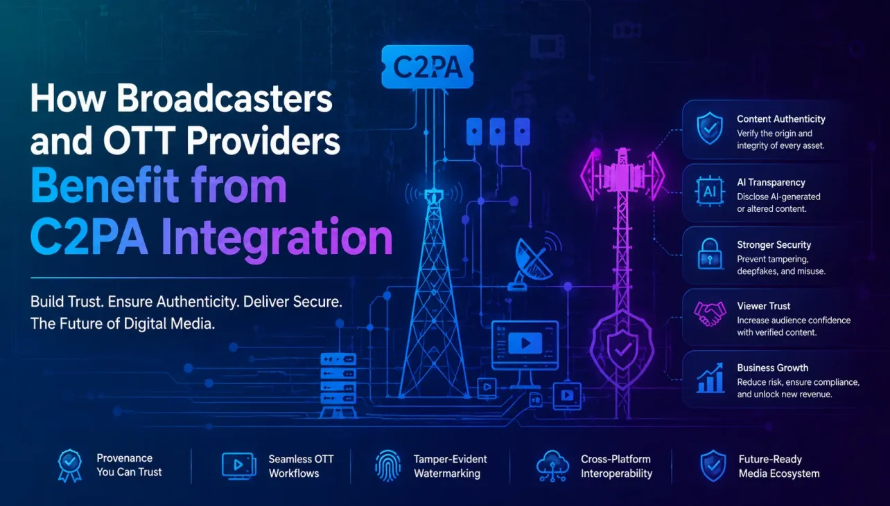 How Broadcasters and OTT Providers Benefit from C2PA Integration.